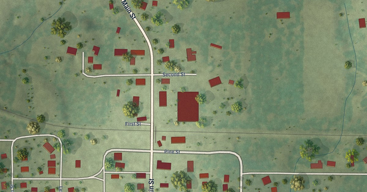 Map of Mulkeytown, Illinois in 2026