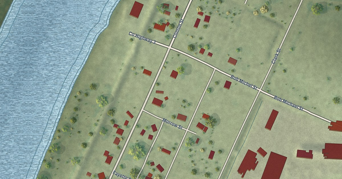 Map of Naples, Illinois in 2026