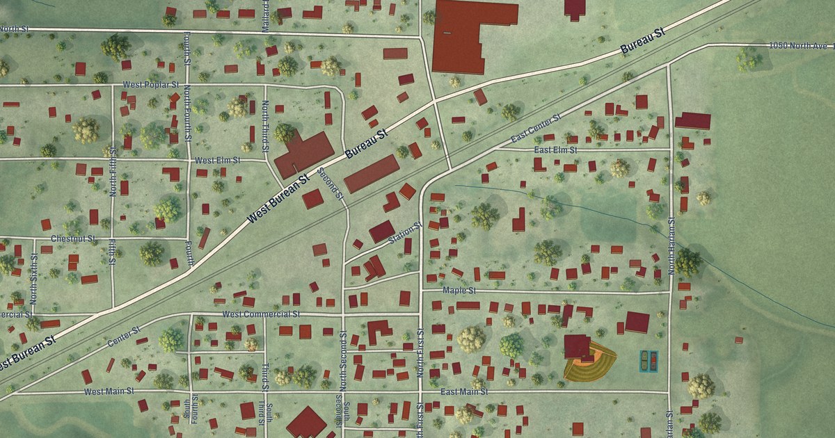 Map of Neponset, Illinois in 2026