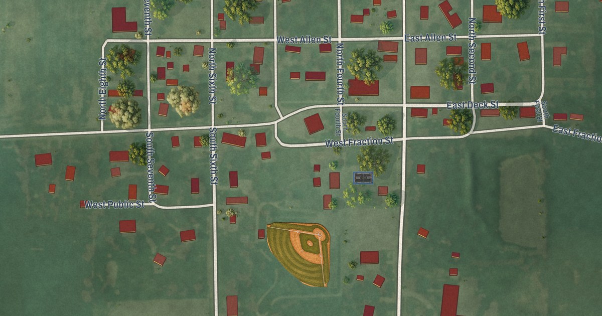 Map of New Douglas, Illinois in 2026