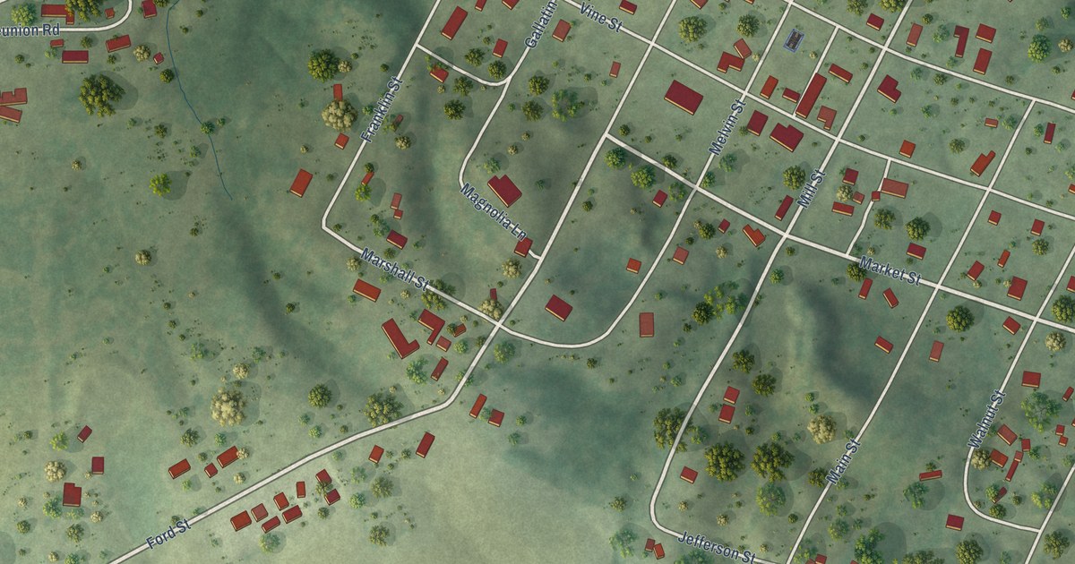 Map of New Haven, Illinois in 2026