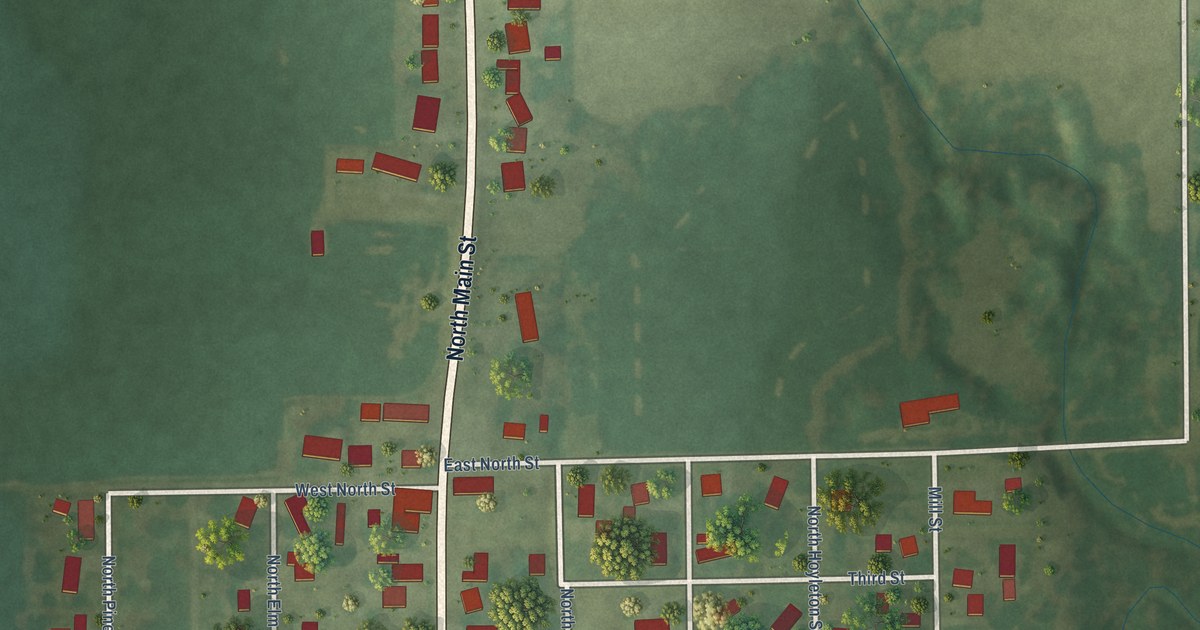 Map of New Minden, Illinois in 2026