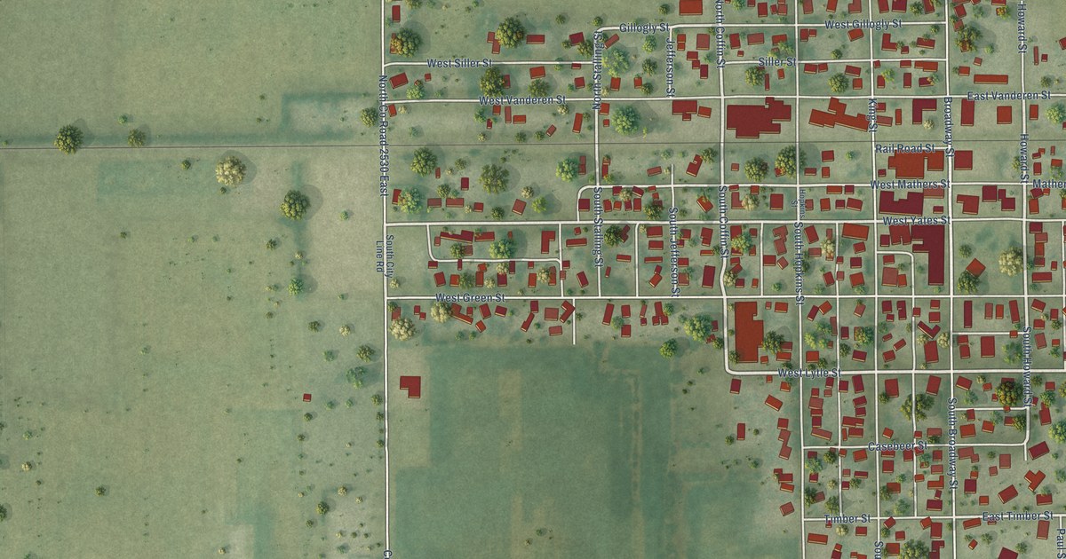 Map of Newman, Illinois in 2026