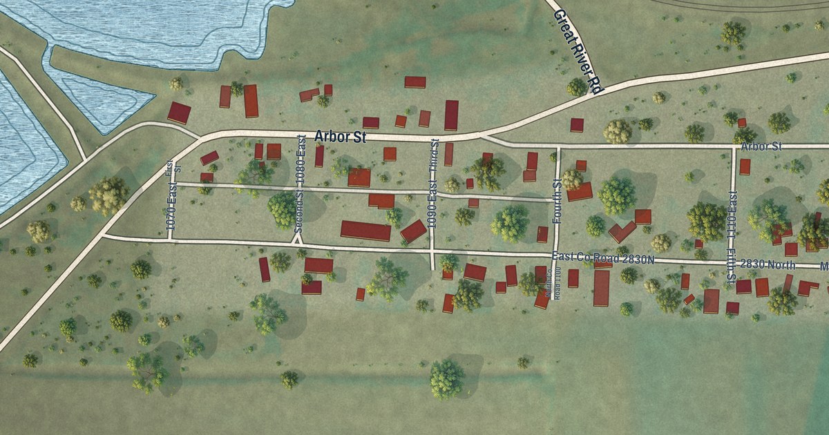 Map of Niota, Illinois in 2026