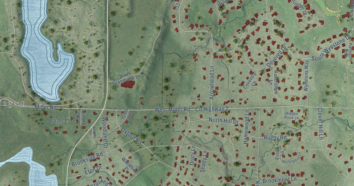 Map of North Barrington, Illinois in 2026