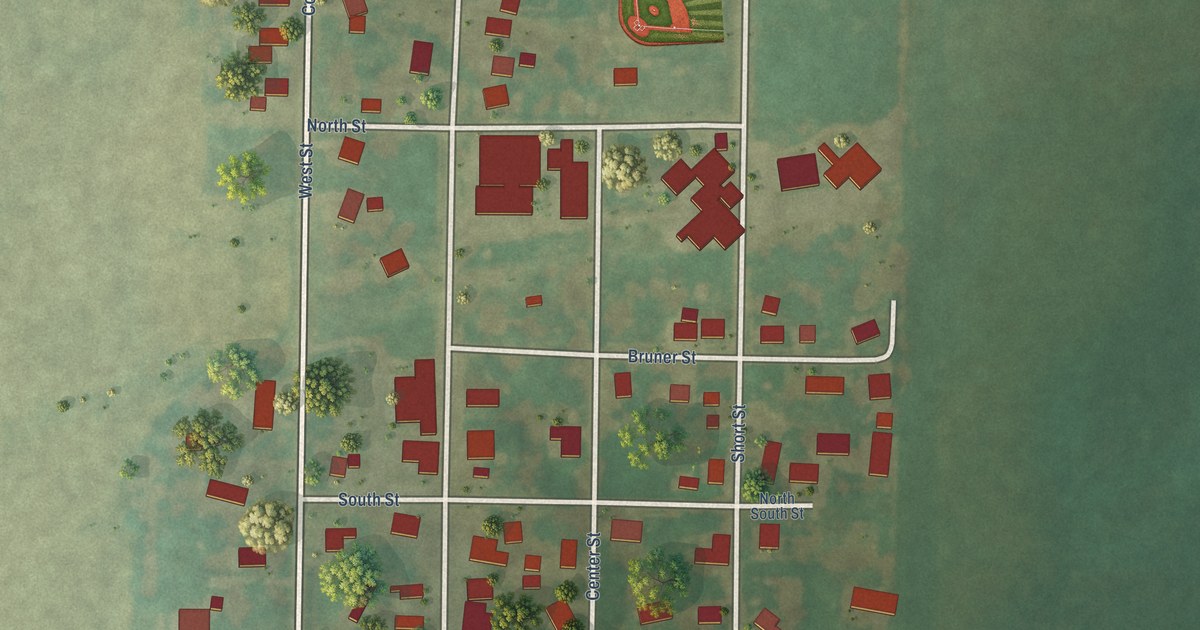 Map of North Henderson, Illinois in 2026