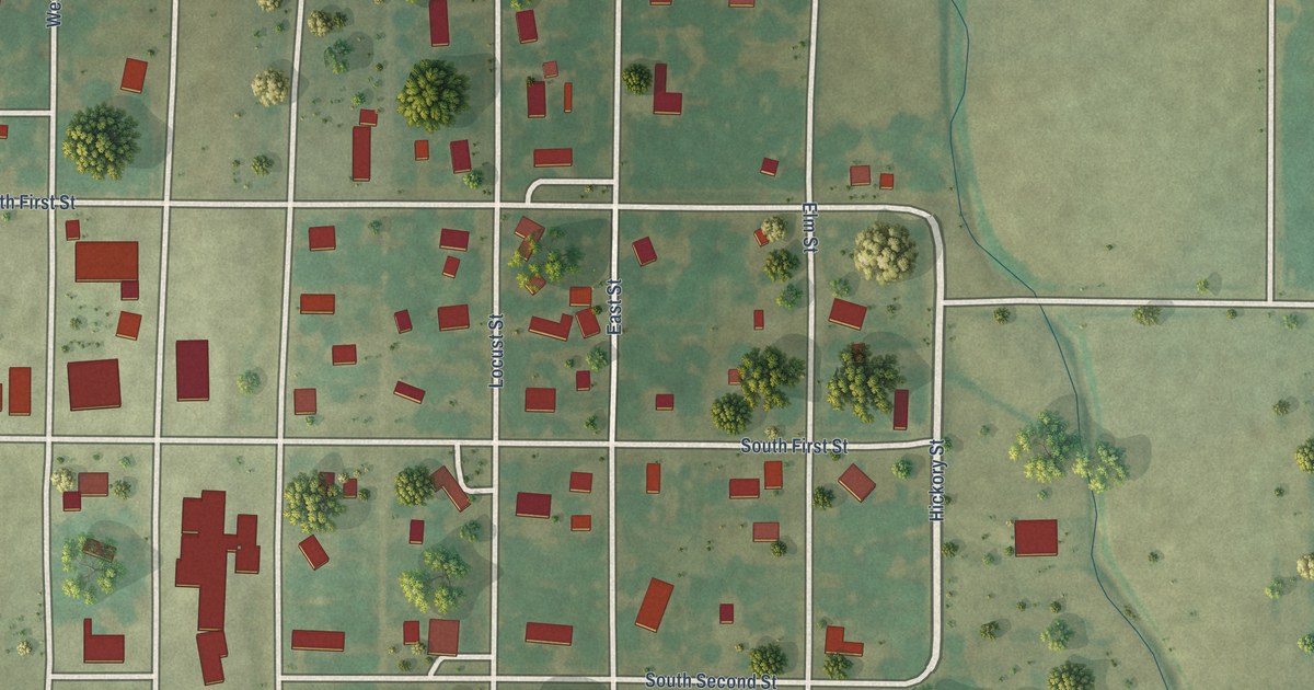 Map of Oconee, Illinois in 2026