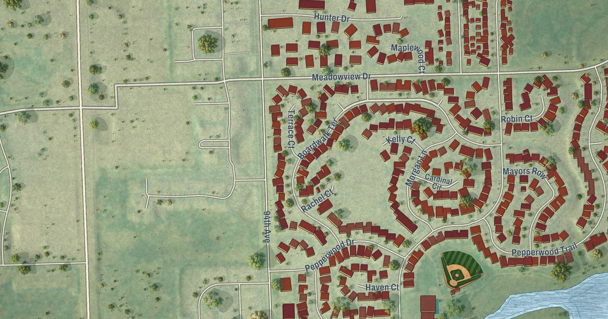 Map of Orland Hills, Illinois in 2026