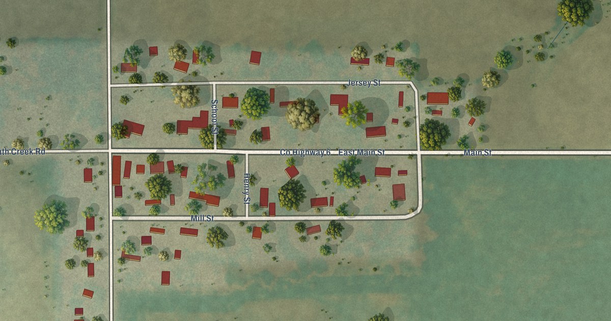 Map of Otterville, Illinois in 2026