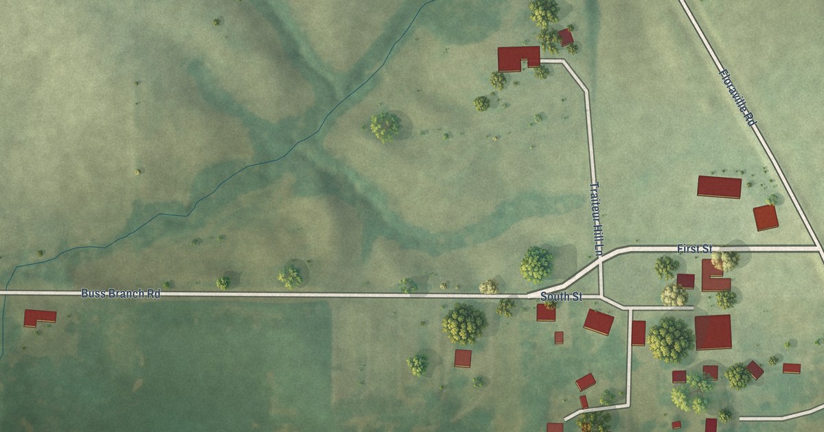 Map of Paderborn, Illinois in 2026