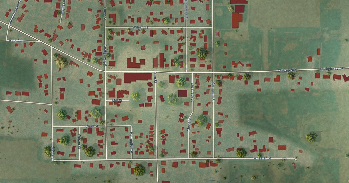 Map of Paw Paw, Illinois in 2026