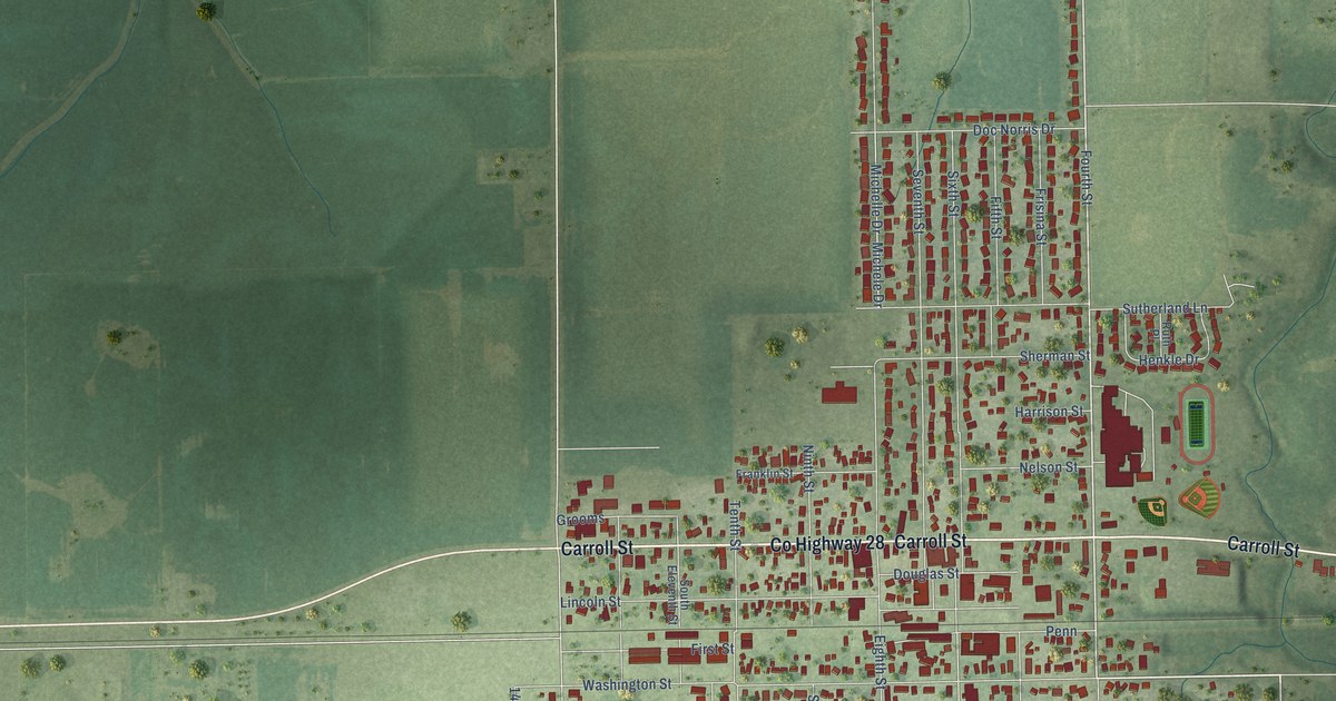 Map of Pawnee, Illinois in 2026