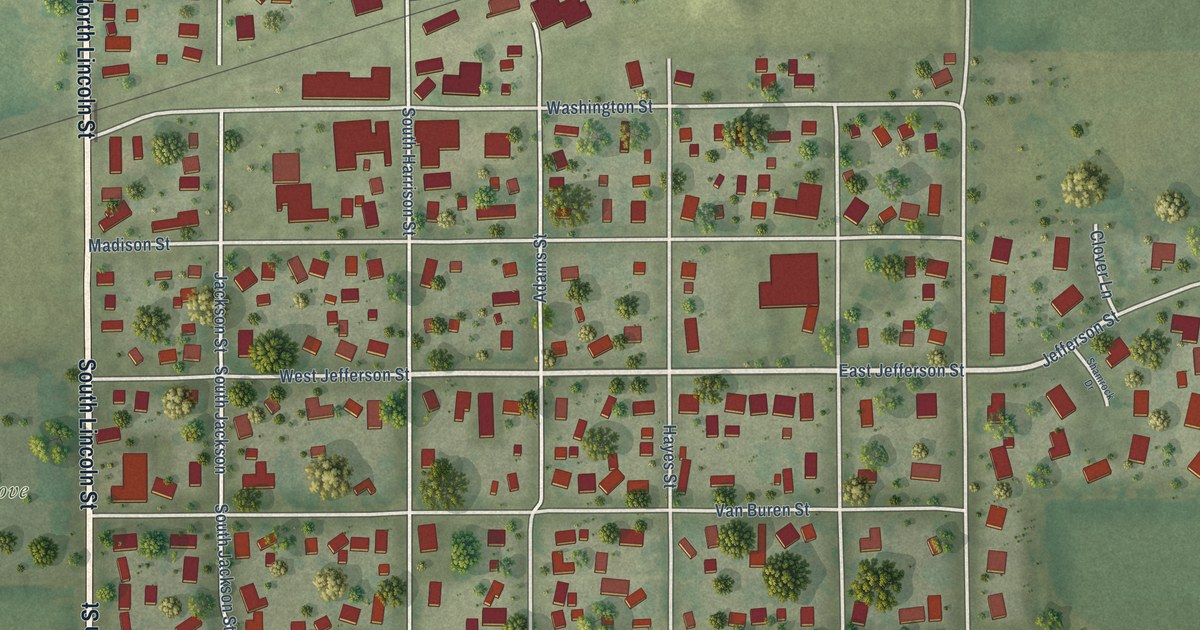 Map of Philo, Illinois in 2026
