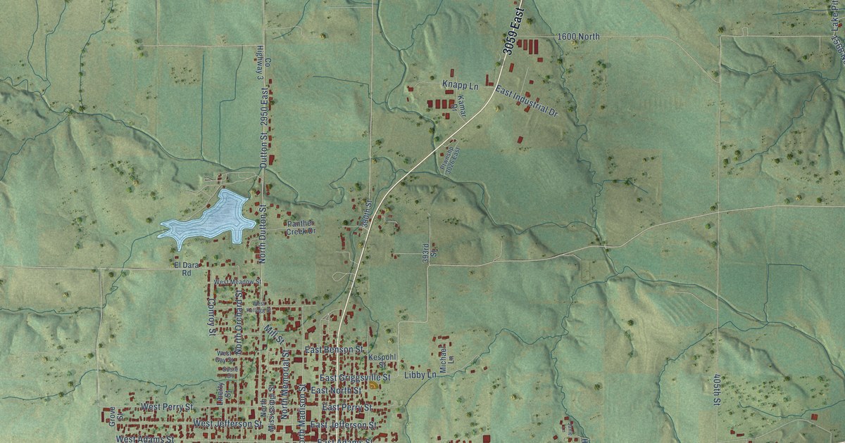 Map of Pittsfield, Illinois in 2026