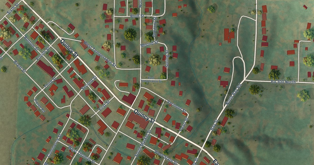 Map of Pleasant Hill, Illinois in 2026