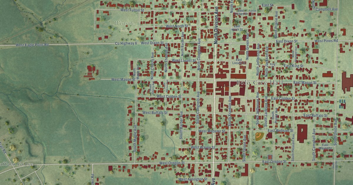Map of Polo, Illinois in 2026