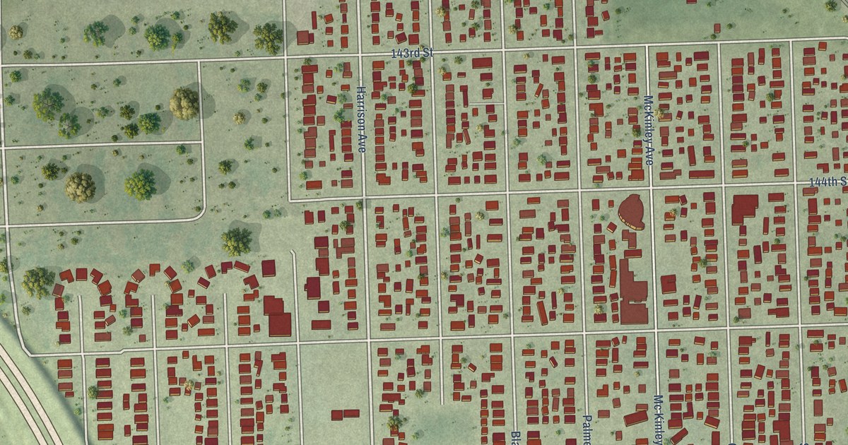 Map of Posen, Illinois in 2026