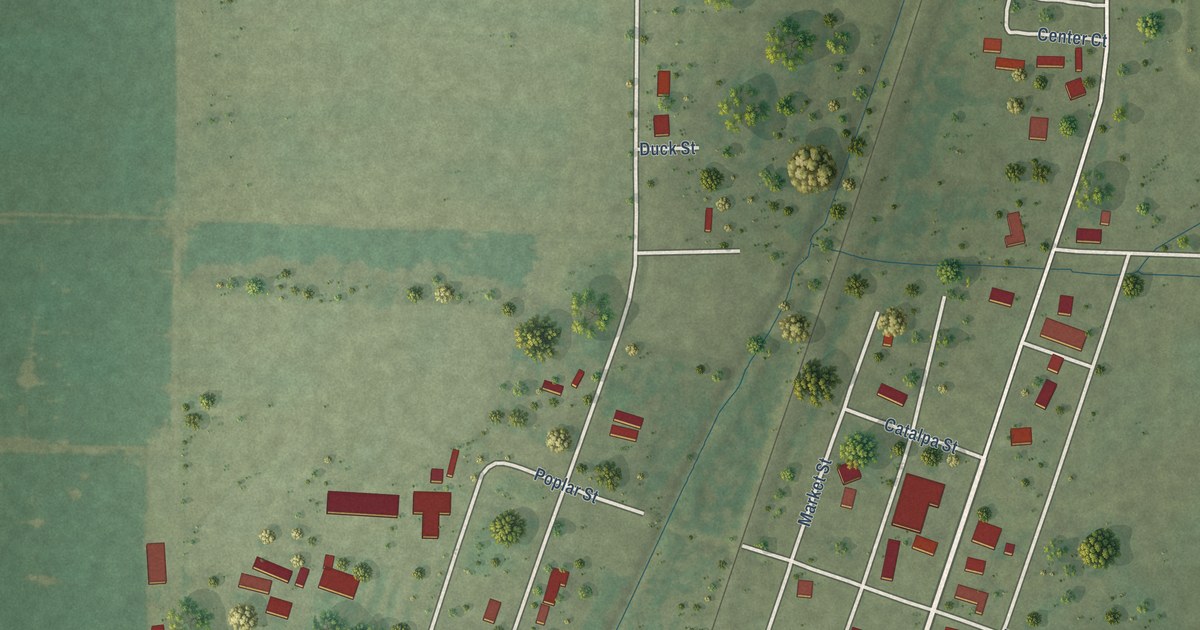 Map of Pulaski, Illinois in 2026