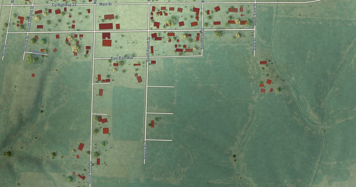 Map of Radom, Illinois in 2026