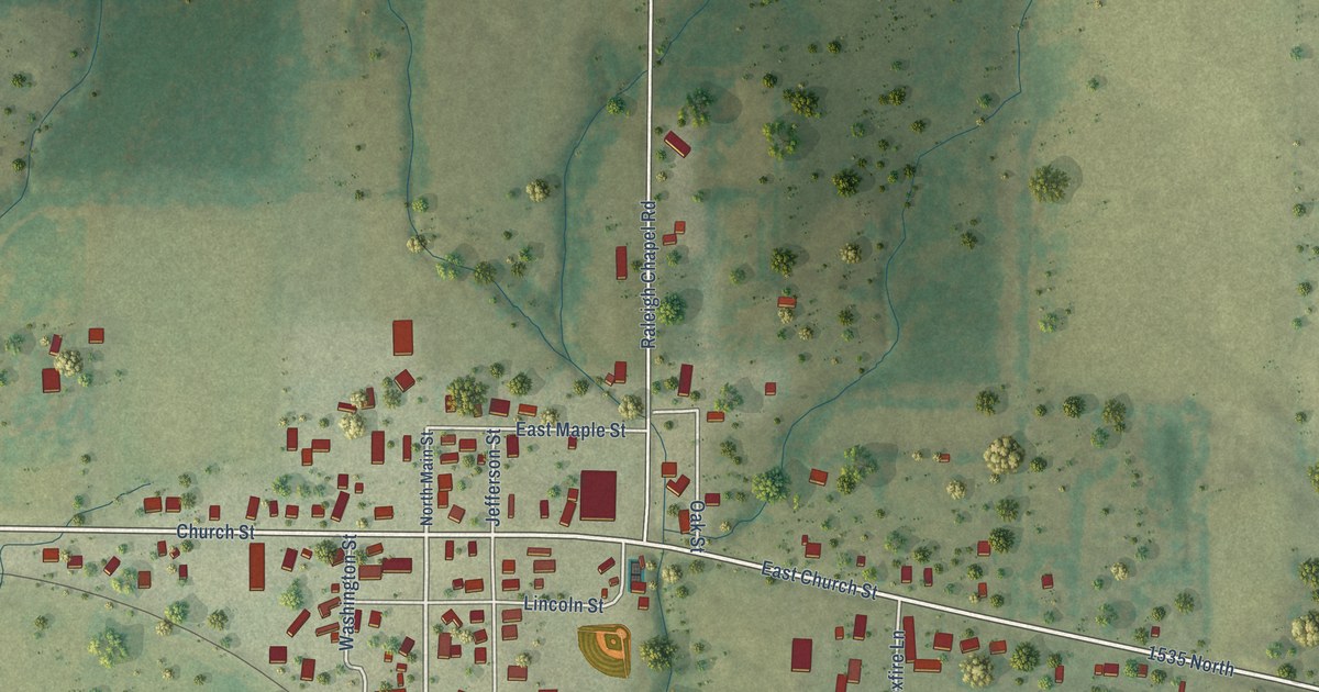 Map of Raleigh, Illinois in 2026