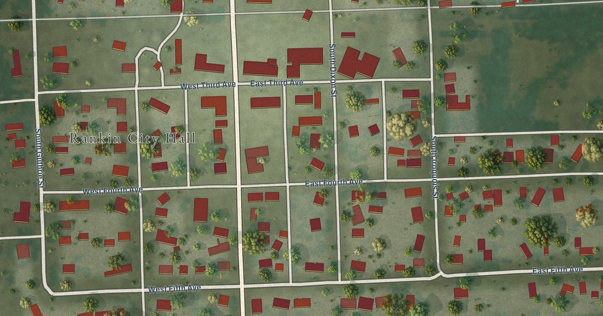 Map of Rankin, Illinois in 2026