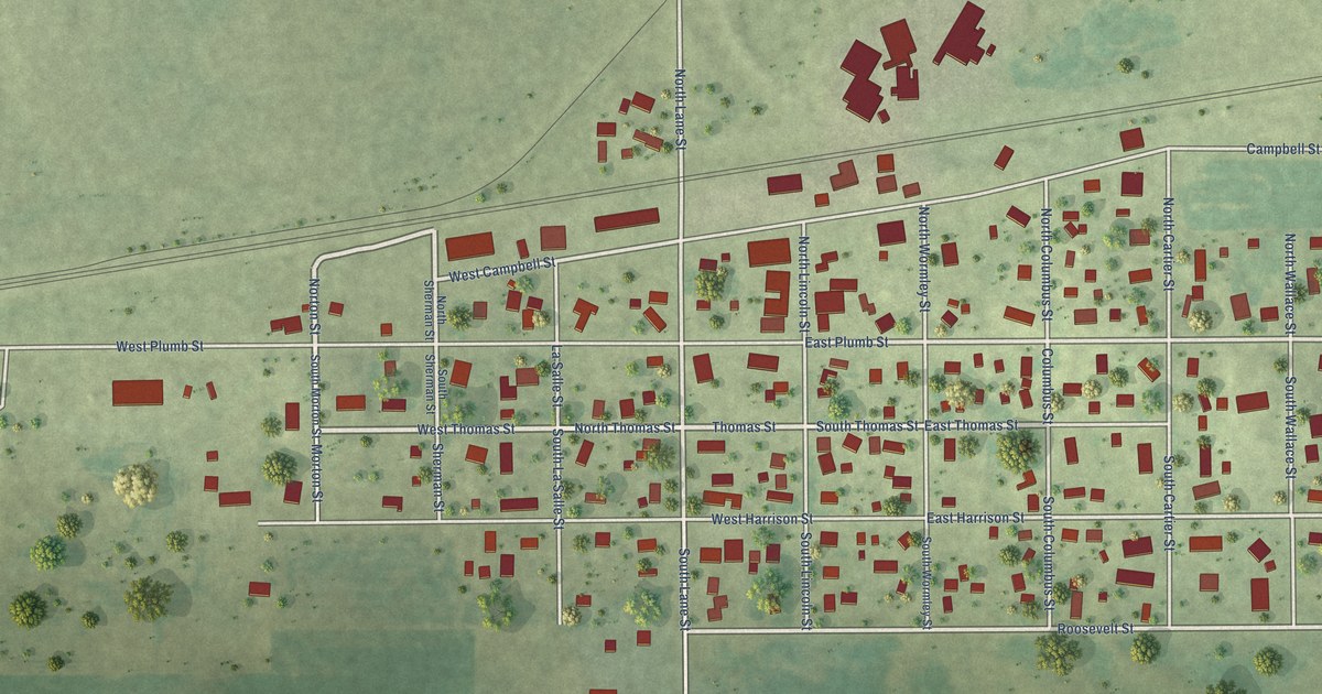 Map of Ransom, Illinois in 2026