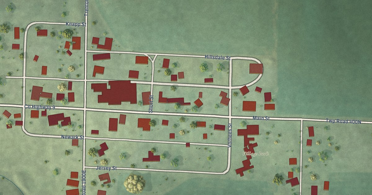 Map of Raritan, Illinois in 2026