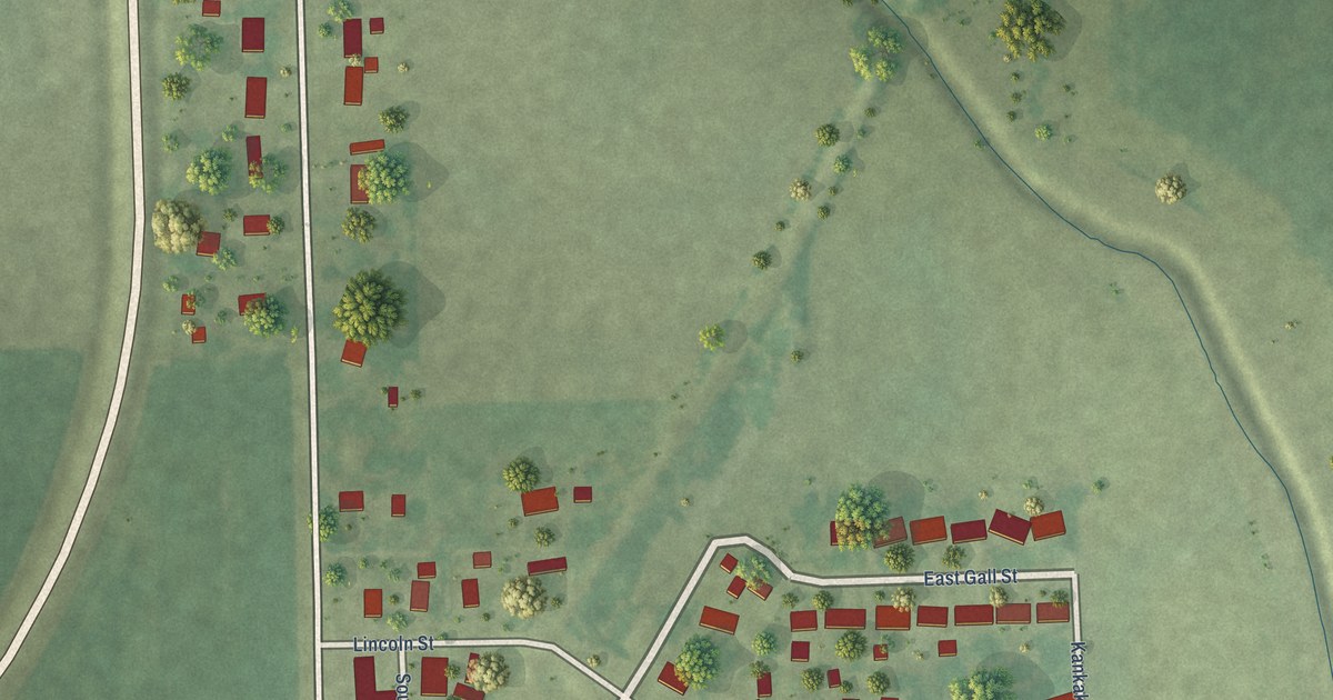 Map of Reddick, Illinois in 2026