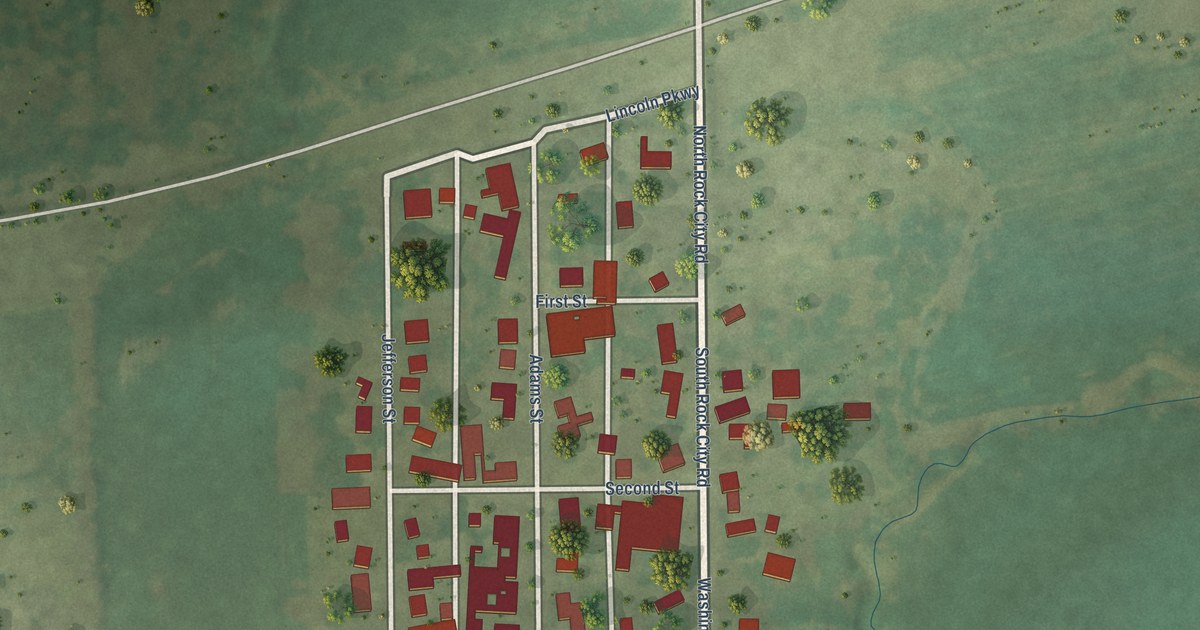 Map of Ridott, Illinois in 2026