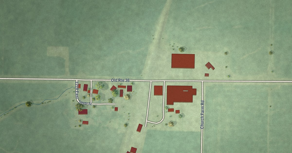 Map of Riggston, Illinois in 2026