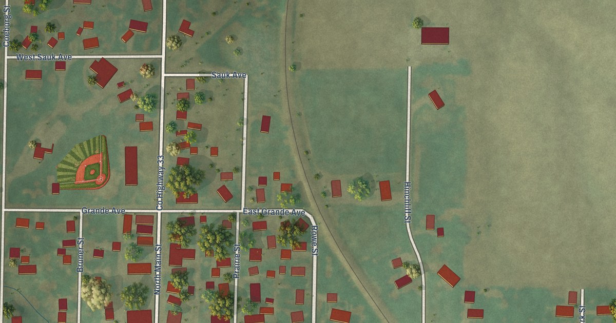 Map of Rio, Illinois in 2026
