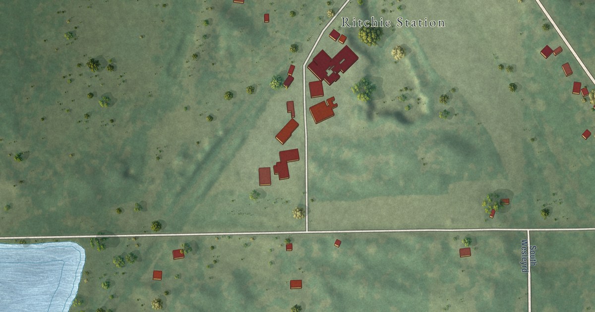 Map of Ritchie, Illinois in 2026