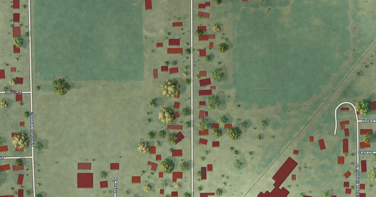 Map of Roberts, Illinois in 2026