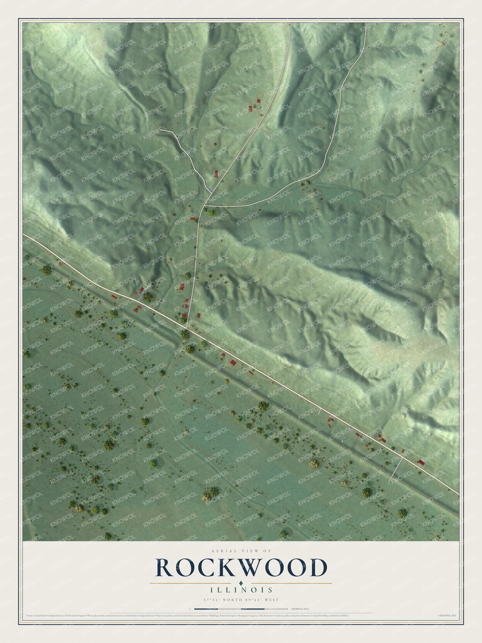 Watermarked full-map preview of Rockwood, Illinois