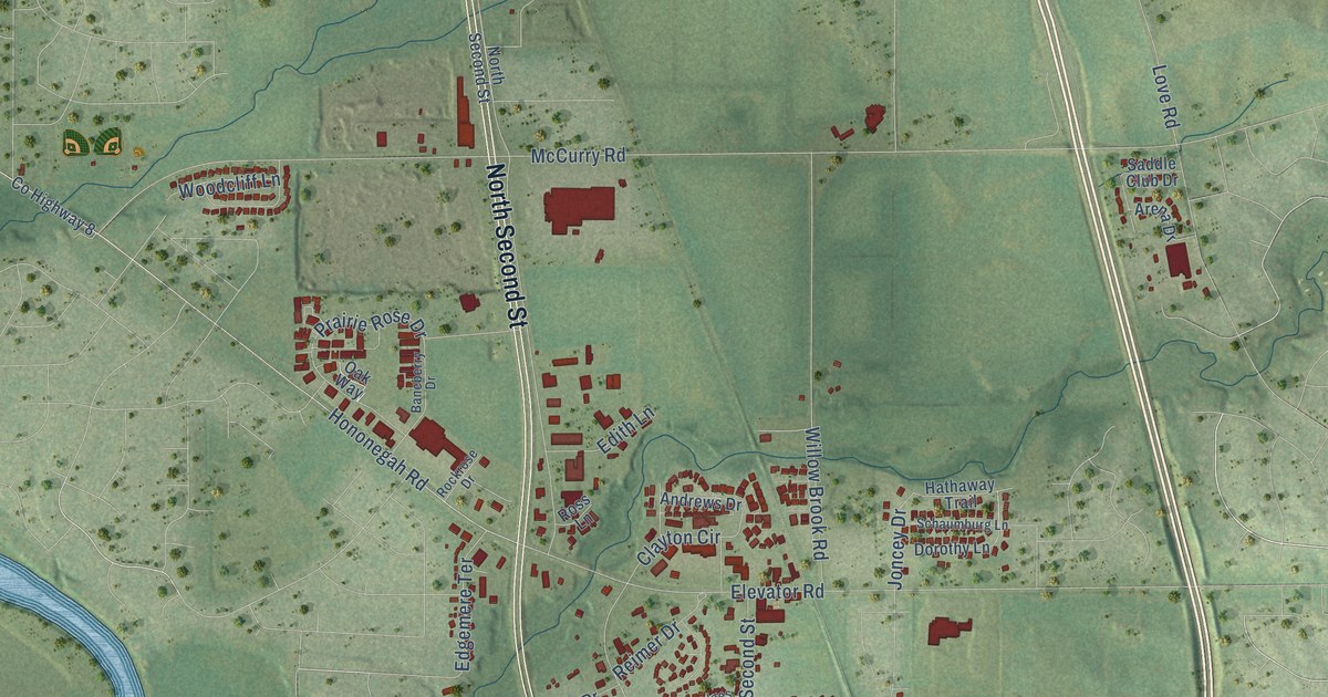 Map of Roscoe, Illinois in 2026