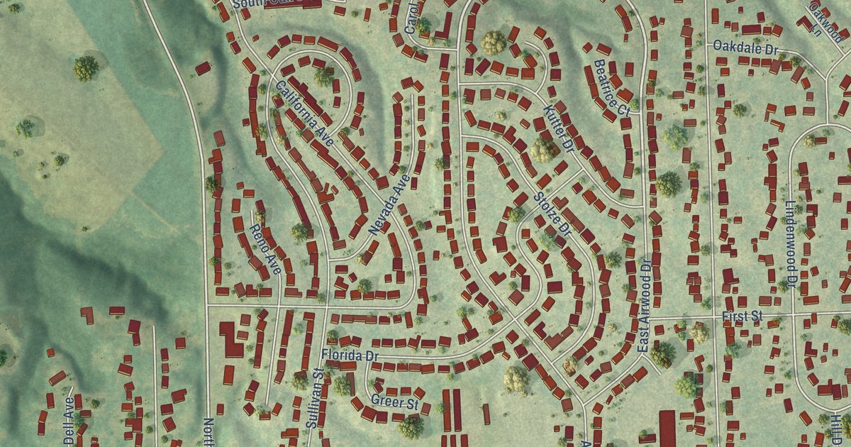 Map of Rosewood Heights, Illinois in 2026