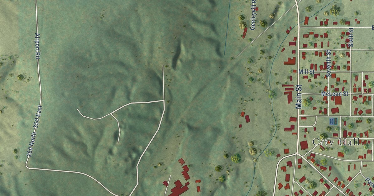 Map of Rosiclare, Illinois in 2026