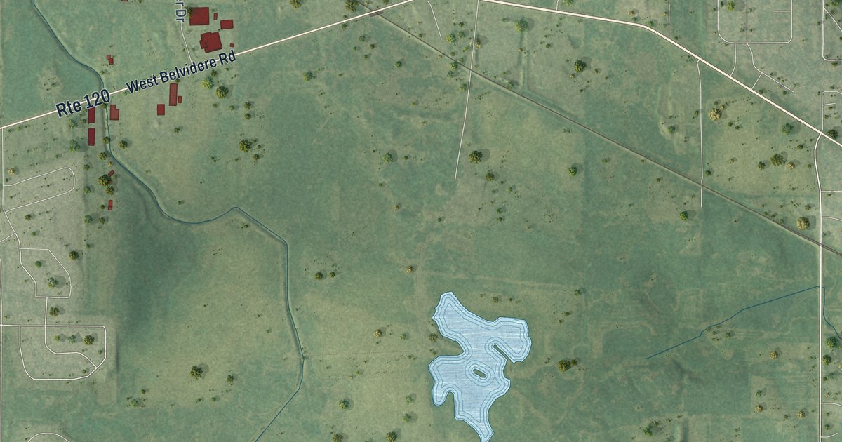 Map of Round Lake Park, Illinois in 2026