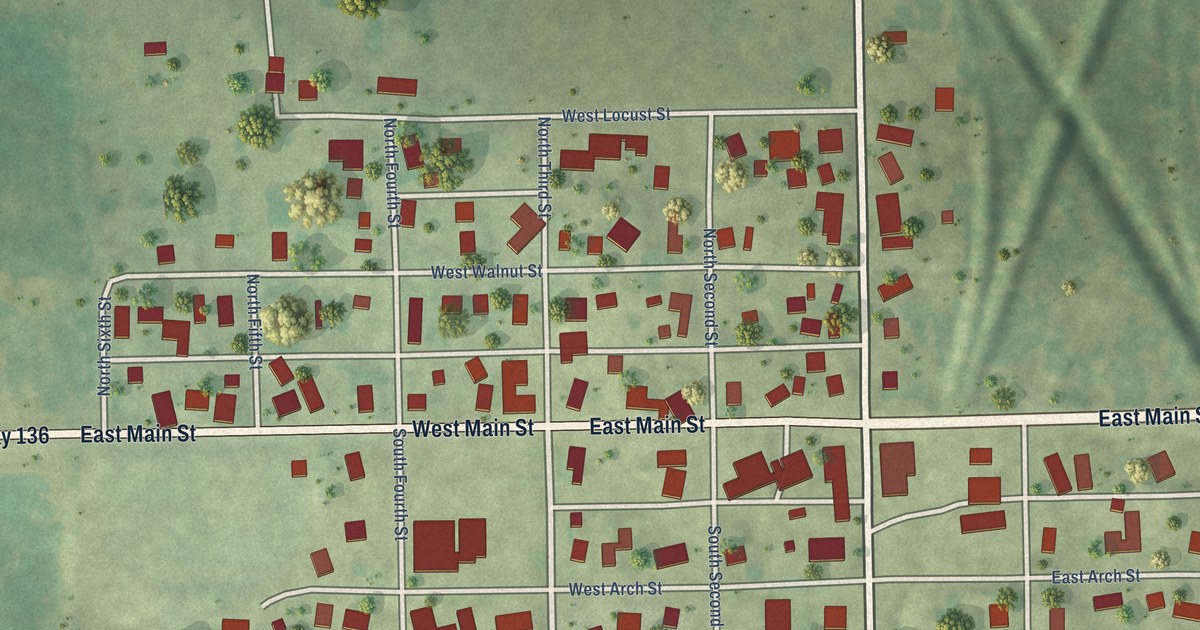 Map of San Jose, Illinois in 2026