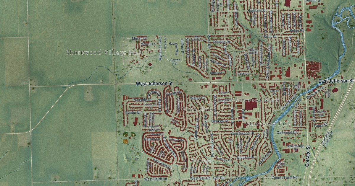 Map of Shorewood, Illinois in 2026