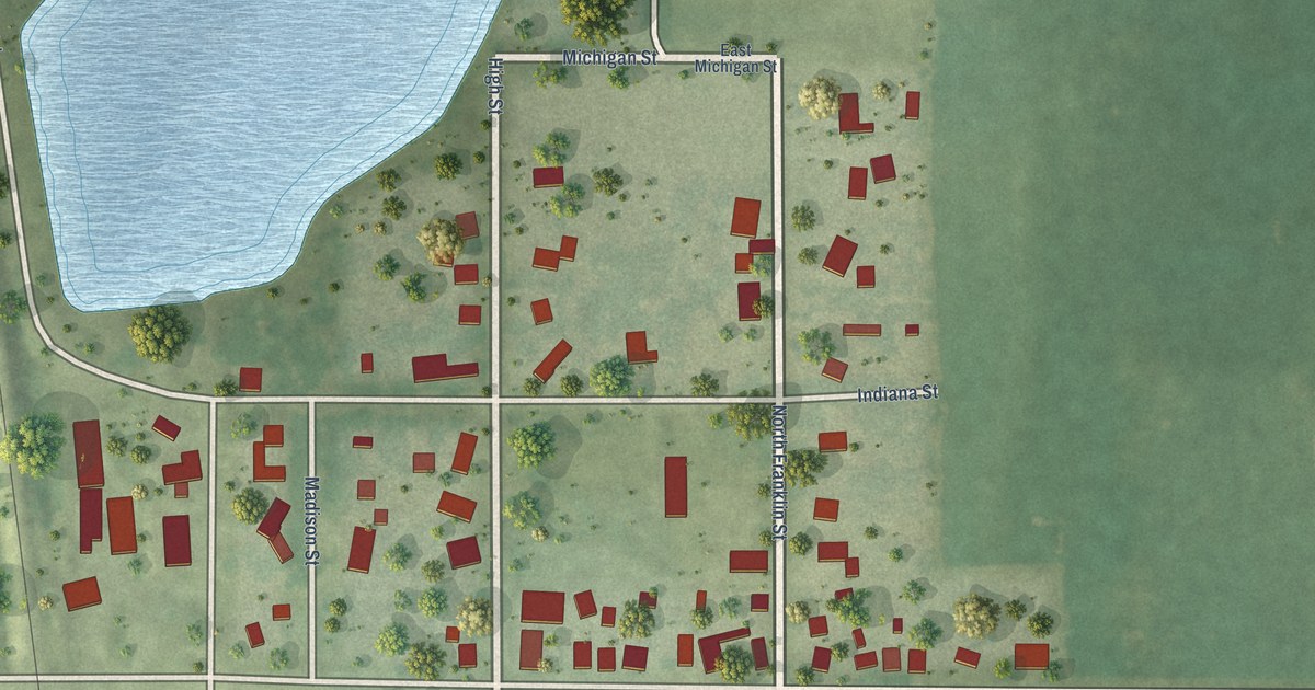 Map of Sibley, Illinois in 2026