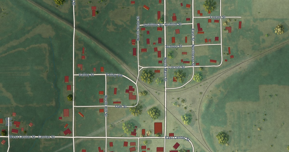 Map of Sorento, Illinois in 2026