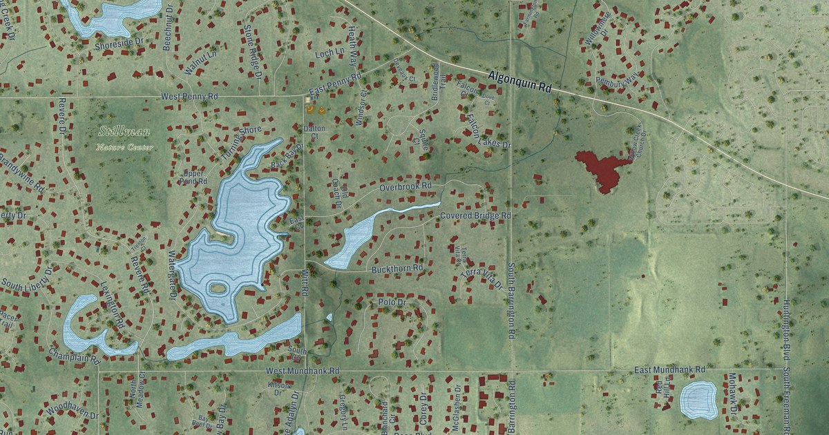 Map of South Barrington, Illinois in 2026