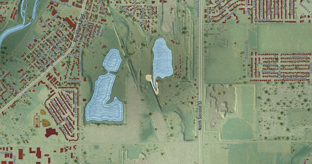 Map of South Beloit, Illinois in 2026