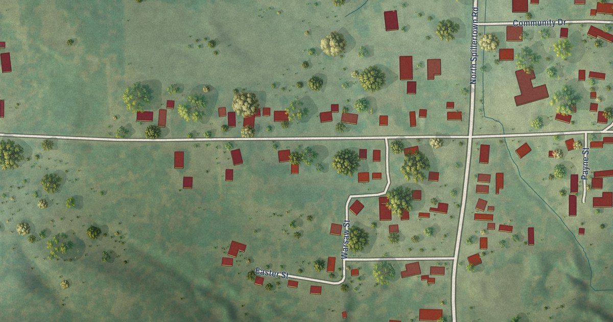 Map of Spillertown, Illinois in 2026