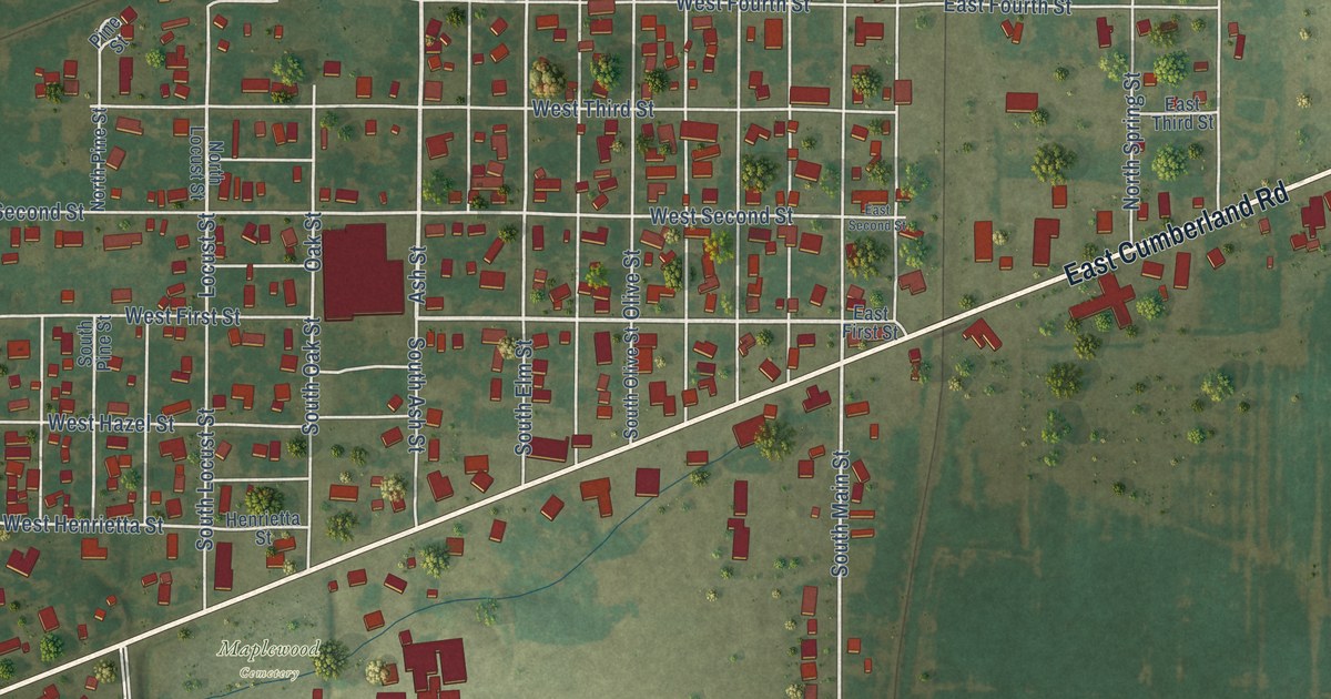 Map of St. Elmo, Illinois in 2026