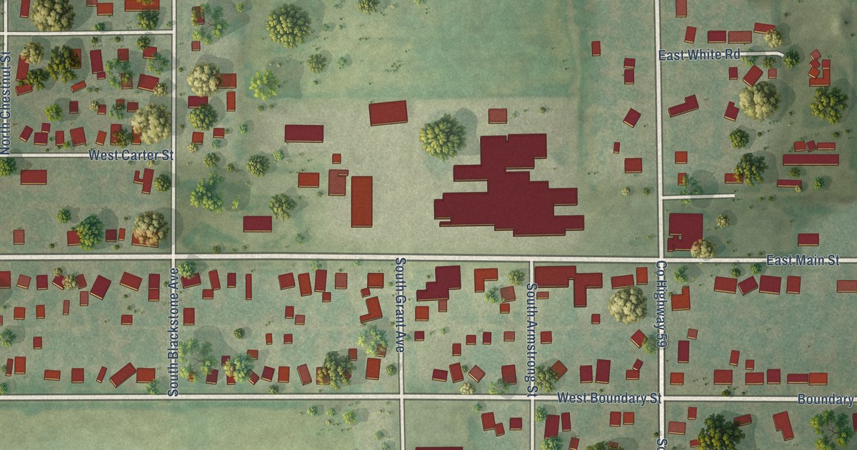 Map of Stanford, Illinois in 2026