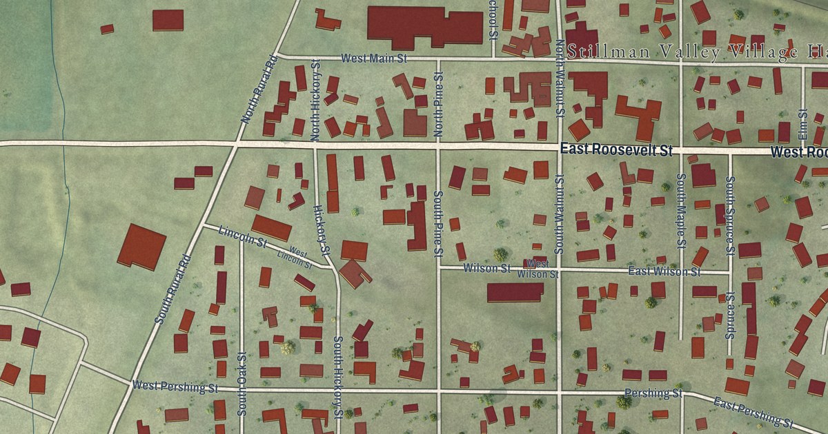 Map of Stillman Valley, Illinois in 2026