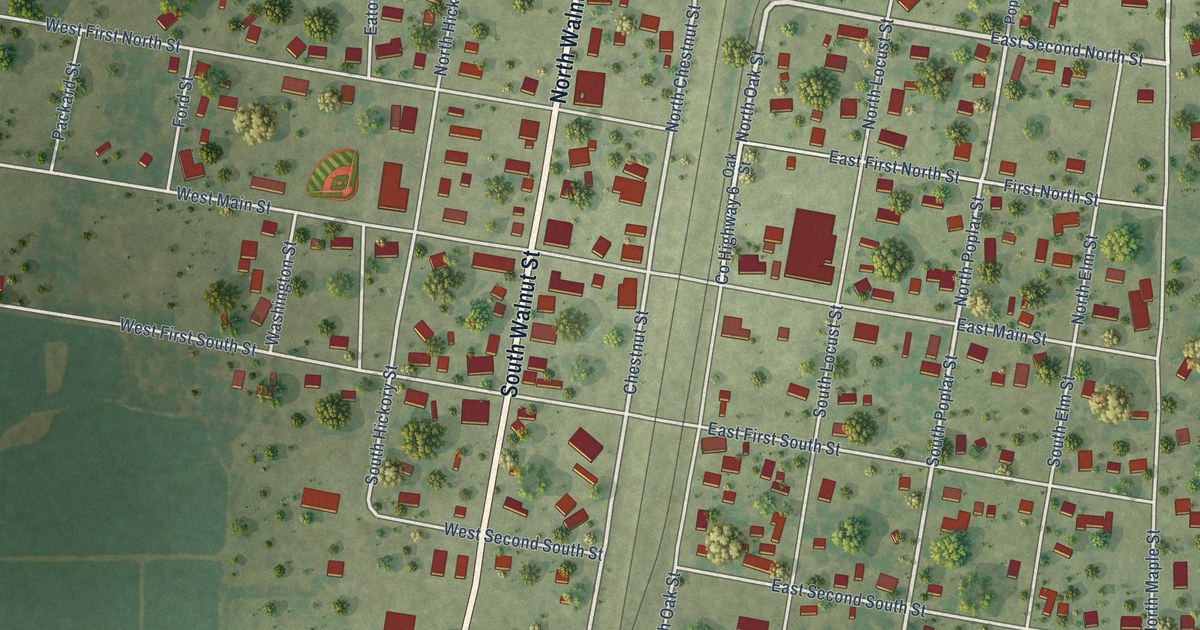 Map of Tamaroa, Illinois in 2026