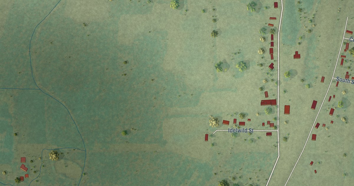 Map of Tamms, Illinois in 2026